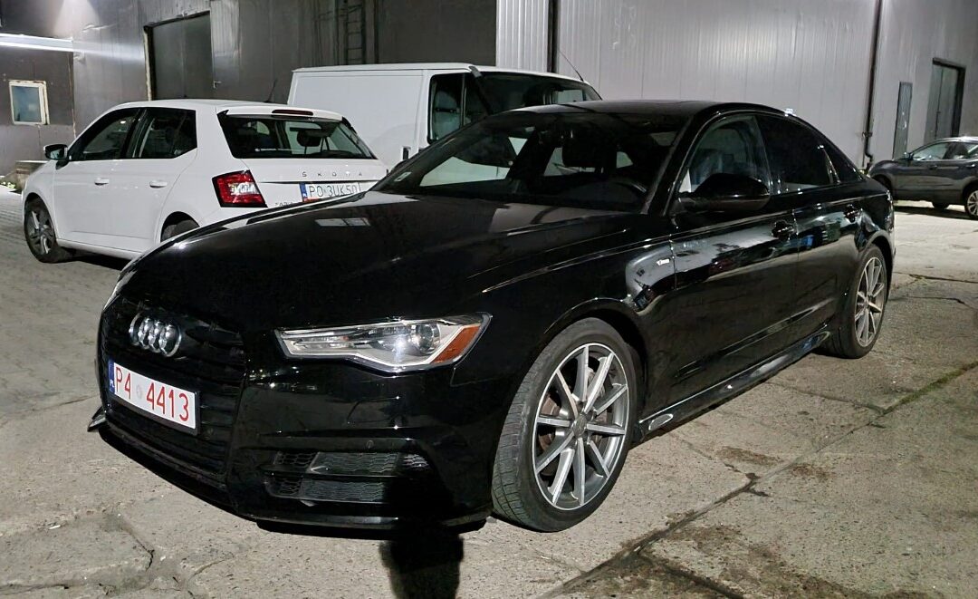Audi A6 z USA – Import i kompleksowa naprawa przodu