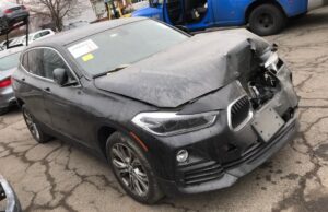 bmw x2 z usa do górjca uszkodzony przed naprawą