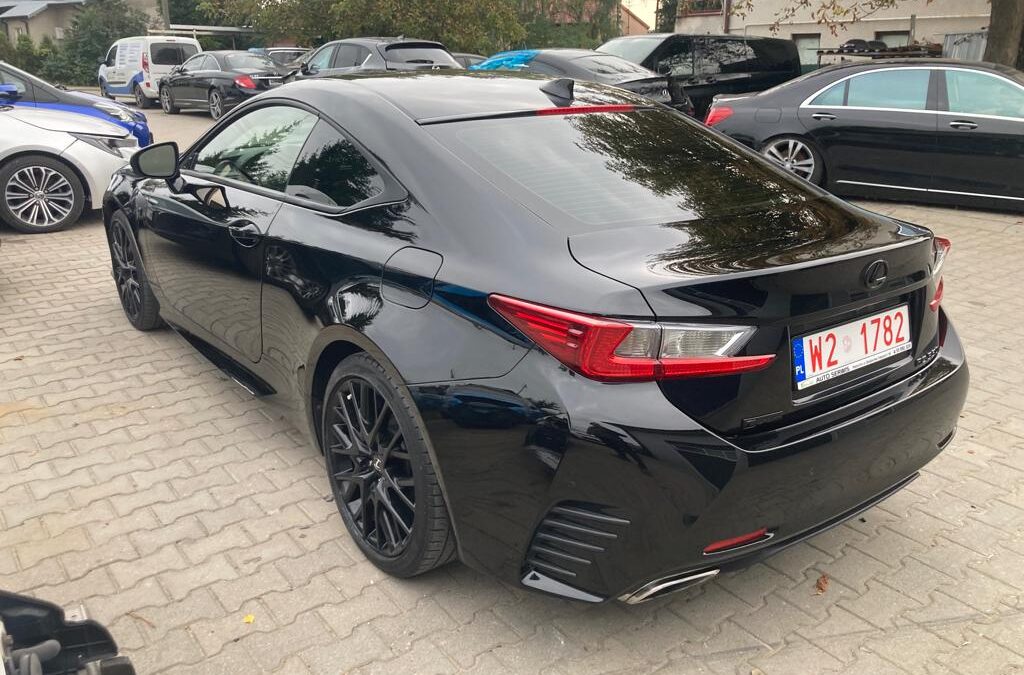 Lexus RC350 z USA – Import do Warszawy dla Mateusza