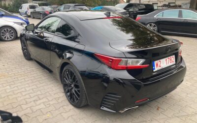 Lexus RC350 z USA – Import do Warszawy dla Mateusza