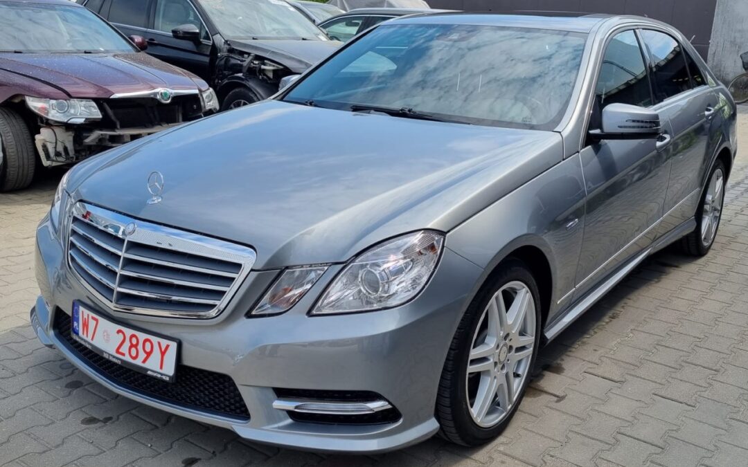 Mercedes E350 AMG z USA – Import do Warszawy dla Witolda
