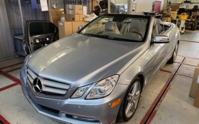 Mercedes E350 Cabrio z USA – Import do Warszawy dla Damiana